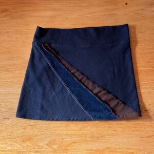 Navy Miniskirt by Flutterby Butterfly